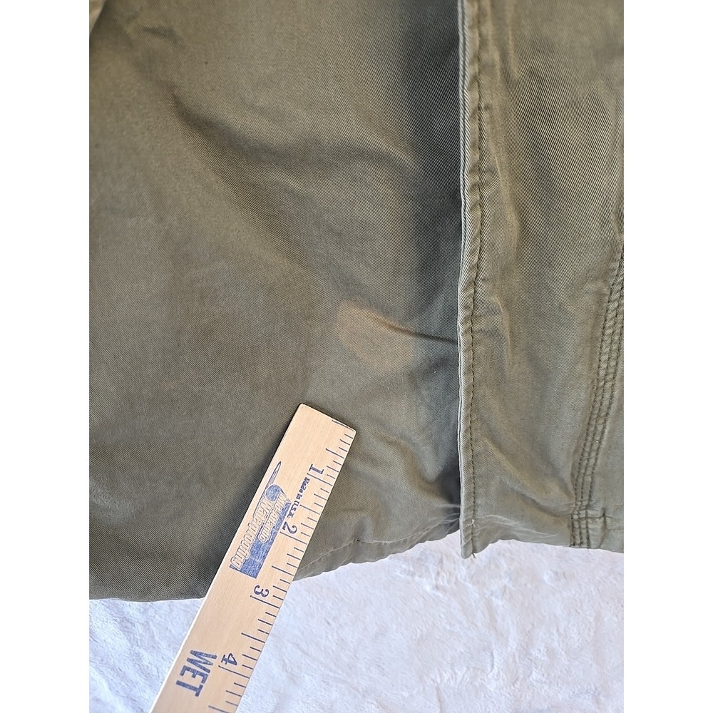 Aeropostale Fishtail Parka Jacket Hooded Army Coat Women's Size X-Small Green - Picture 8 of 13